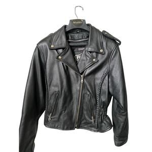 Wilson First Genuine Leather Jacket with Thinsulate Removable Layer Size XL